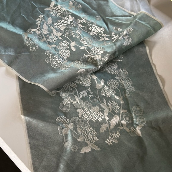 Marshall fields vintage jacquard scarf made in France - Picture 4 of 6